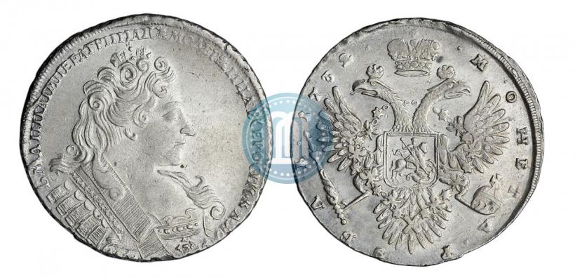 Picture 1 rouble 1732 year  