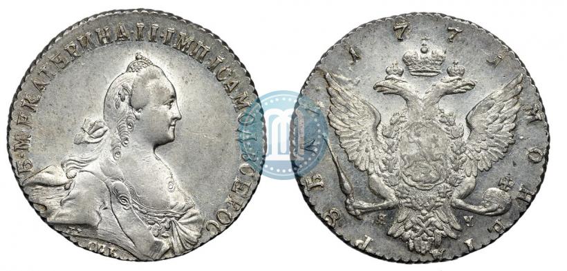 Фото 1 рубль 1771 года СПБ-ЯЧ 
