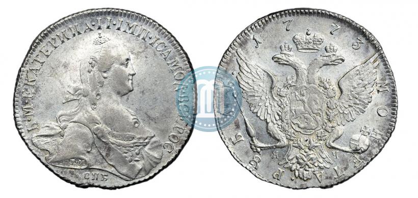Фото 1 рубль 1773 года СПБ-ЯЧ-Т.И. 