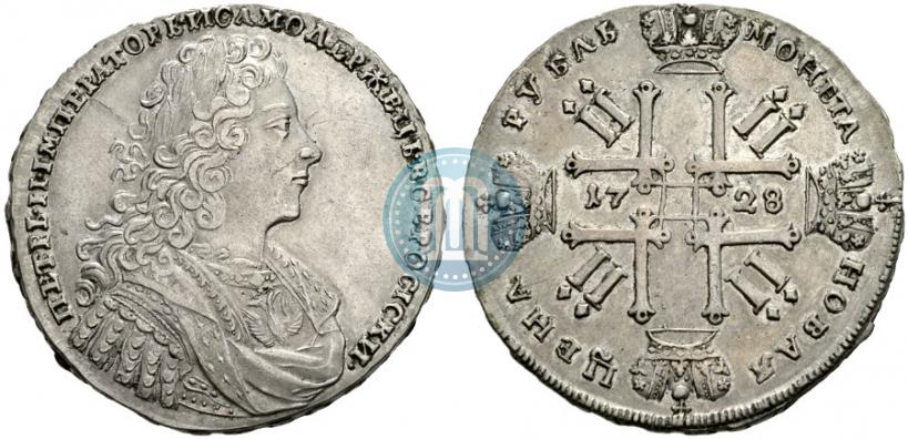 Picture 1 rouble 1728 year  "Type of 1728"