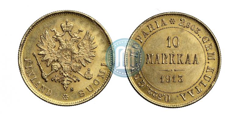 Фото 10 марок 1913 года S 