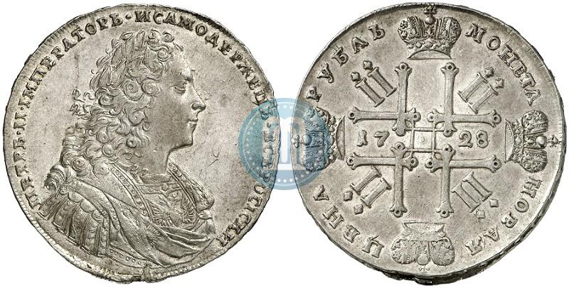 Picture 1 rouble 1728 year  "Type of 1728"