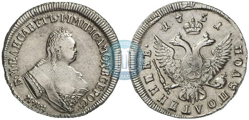 Picture Polupoltinnik 1751 year ММД 