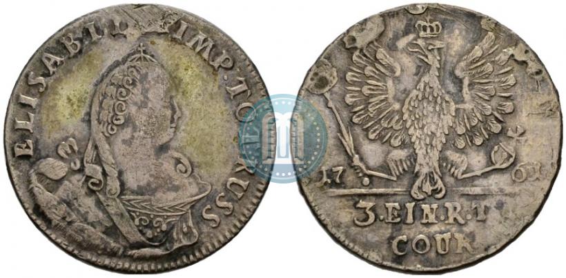 Picture 1/3 Thaler 1761 year  