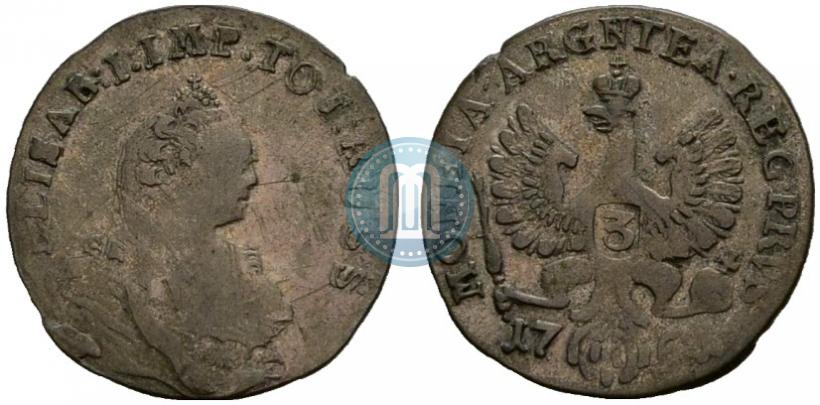 Picture 3 grosze 1761 year  