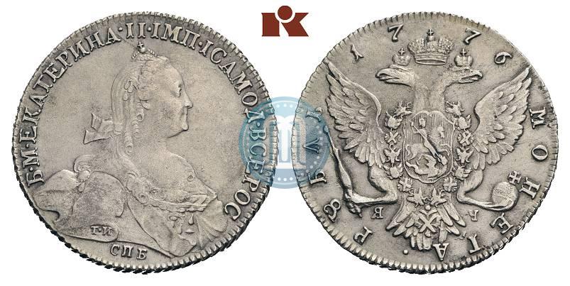 Picture 1 rouble 1776 year СПБ-ЯЧ 