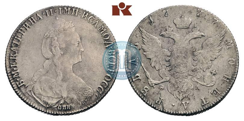 Picture 1 rouble 1777 year СПБ-ФЛ 