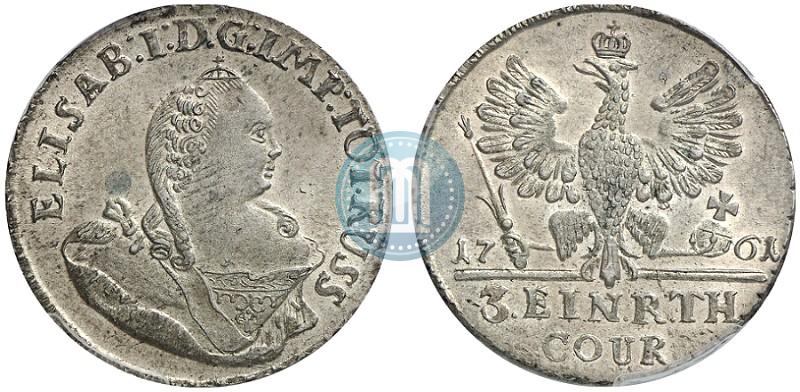 Picture 1/3 Thaler 1761 year  