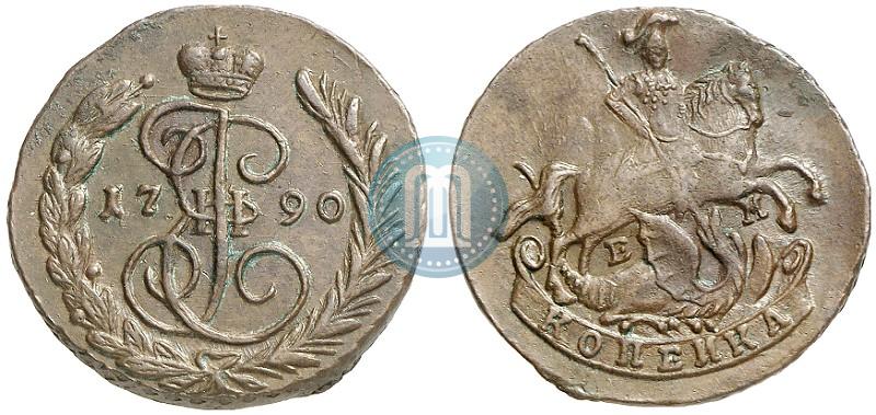 Фото 1 копейка 1790 года ЕМ 