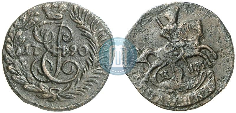 Фото Полушка 1790 года КМ 