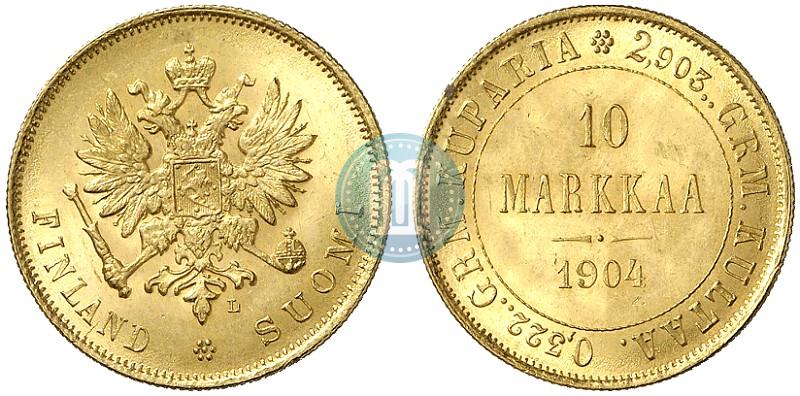 Picture 10 markkaa 1904 year L 