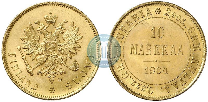 Picture 10 markkaa 1904 year L 