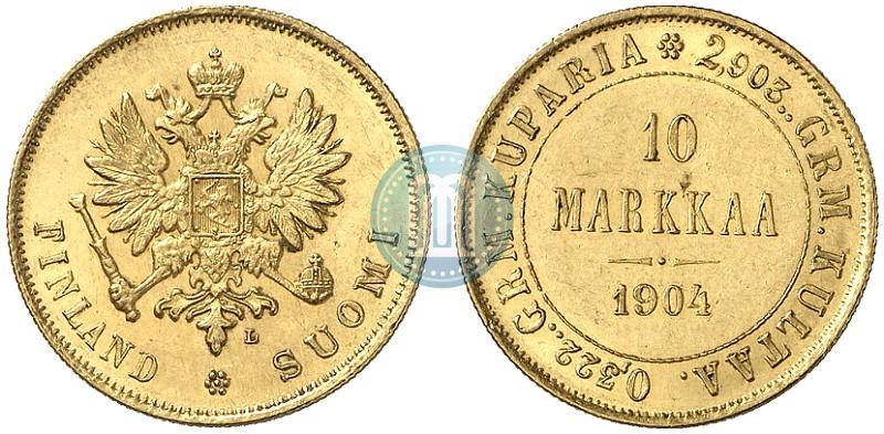 Picture 10 markkaa 1904 year L 