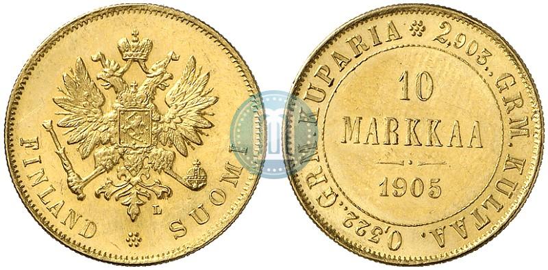 Picture 10 markkaa 1905 year L 