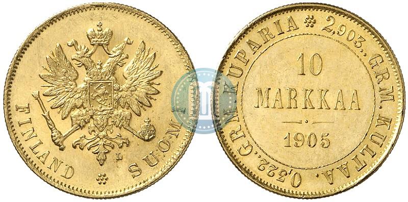 Picture 10 markkaa 1905 year L 