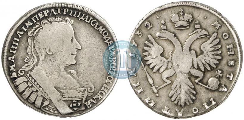Фото Полтина 1732 года  