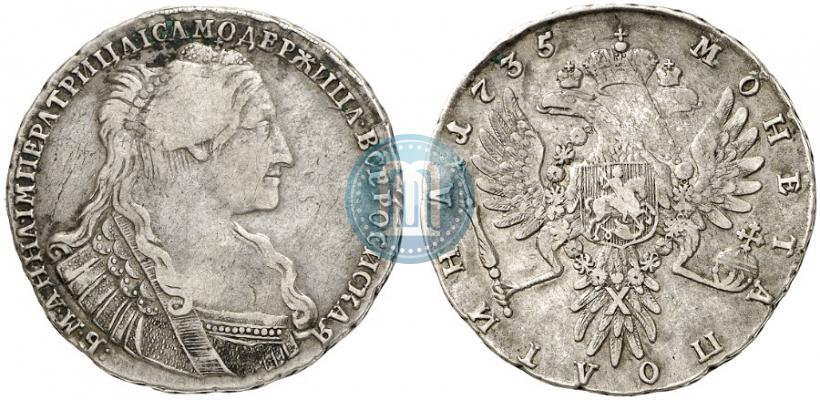 Picture Poltina 1735 year  