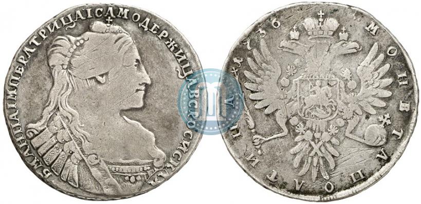 Picture Poltina 1736 year  