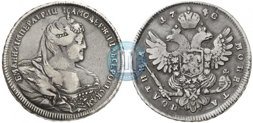 Picture Poltina 1740 year  "Moscow type"
