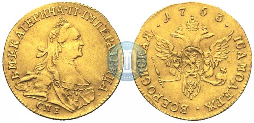 Picture 1 ducat 1763 year СПБ 