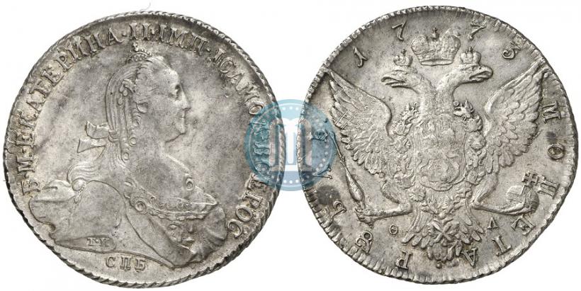 Picture 1 rouble 1773 year СПБ-ФЛ 