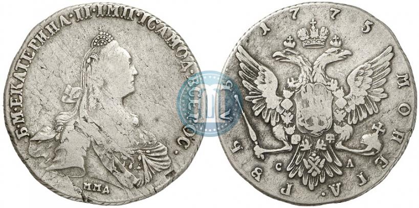 Picture 1 rouble 1775 year ММД-СА 