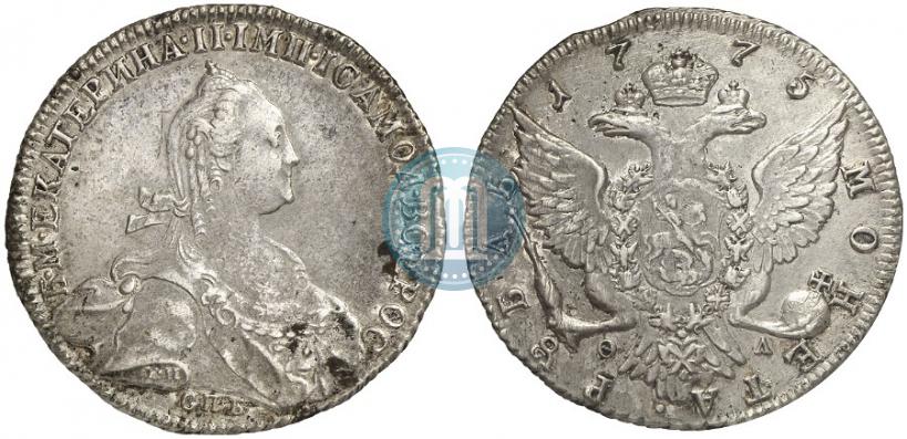 Фото 1 рубль 1775 года СПБ-ФЛ 