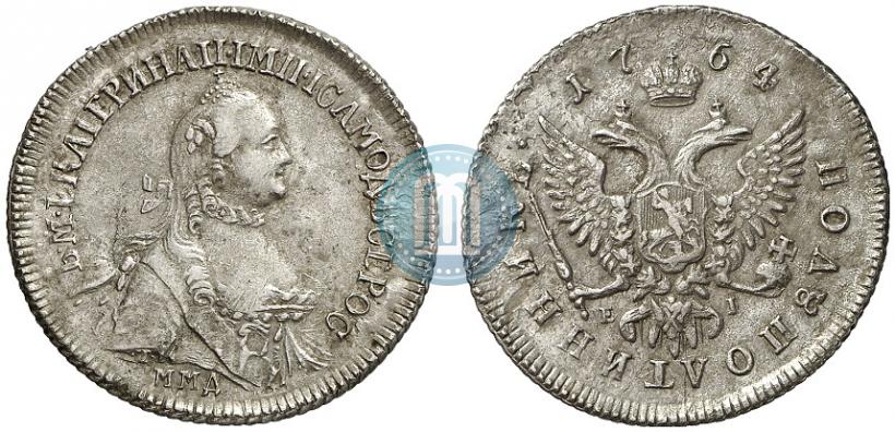 Фото Полуполтинник 1764 года ММД-EI-Т.I. 