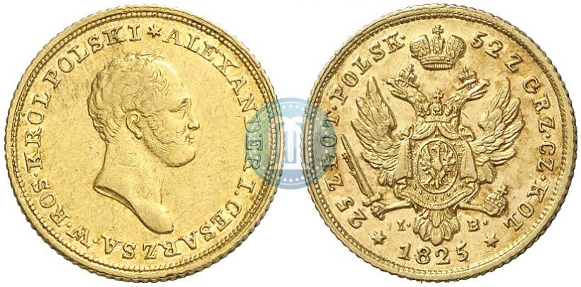 Picture 25 złotych 1825 year IB 
