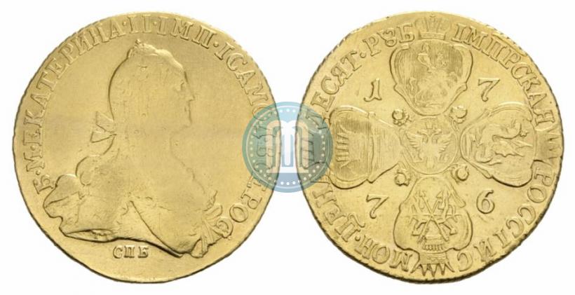 Picture 10 roubles 1776 year СПБ 