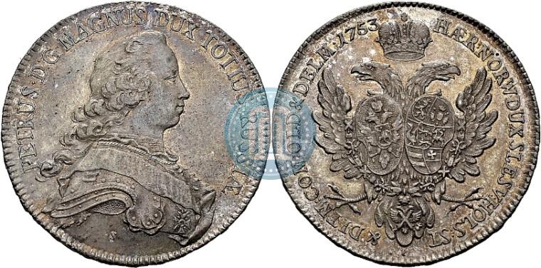 Picture Thaler 1753 year P "Albertusthaler"