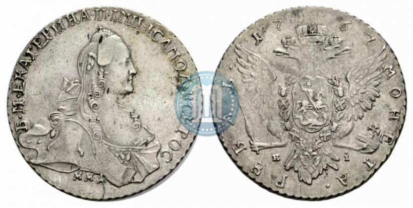 Picture 1 rouble 1767 year ММД-EI 