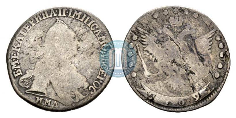 Фото 15 копеек 1769 года ММД 