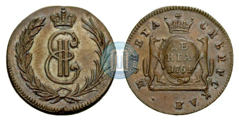 Фото Денга 1764 года  