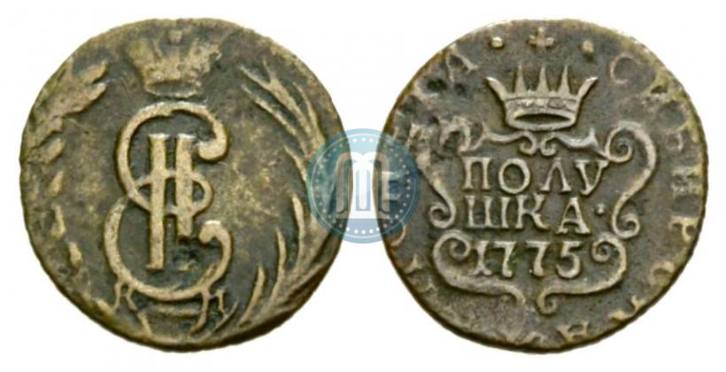 Фото Полушка 1775 года КМ 