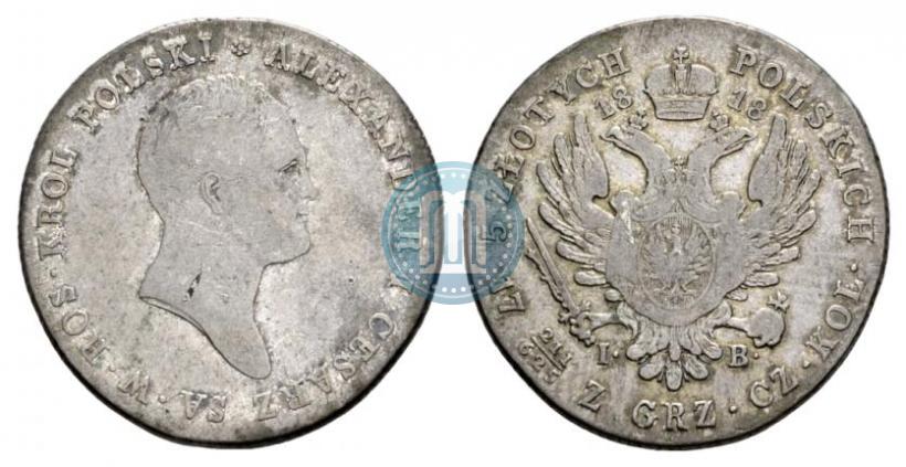 Picture 5 złotych 1818 year IB 