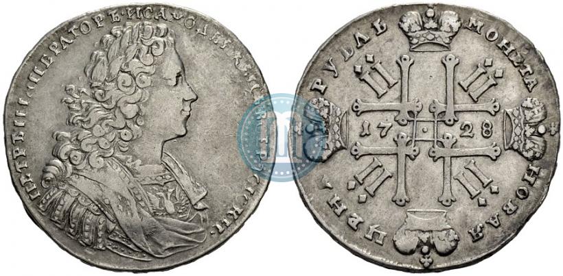 Picture 1 rouble 1728 year  "Type of 1728"
