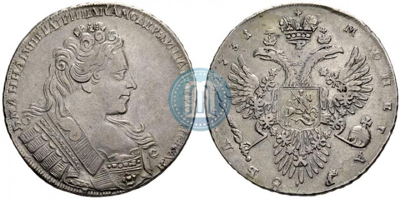 Picture 1 rouble 1731 year  