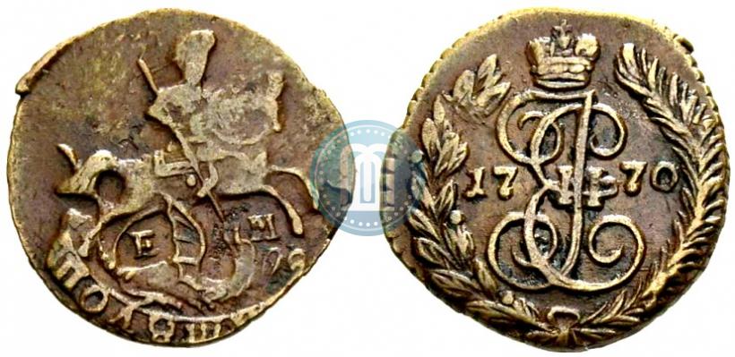 Фото Полушка 1770 года ЕМ 