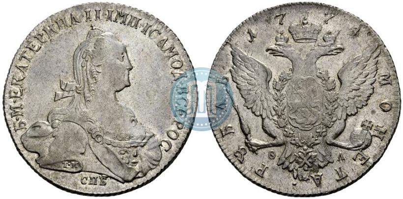 Picture 1 rouble 1774 year СПБ-ФЛ 