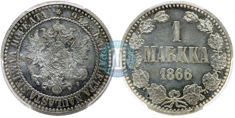 Фото 1 марка 1866 года S 