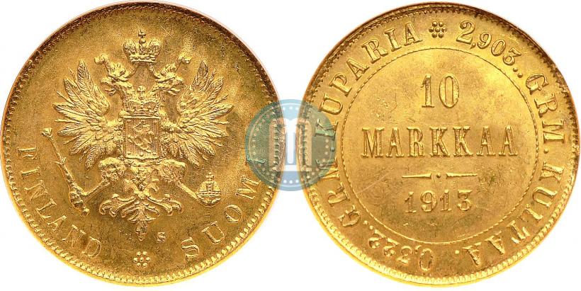 Picture 10 markkaa 1913 year S 