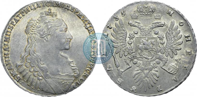 Picture 1 rouble 1735 year  