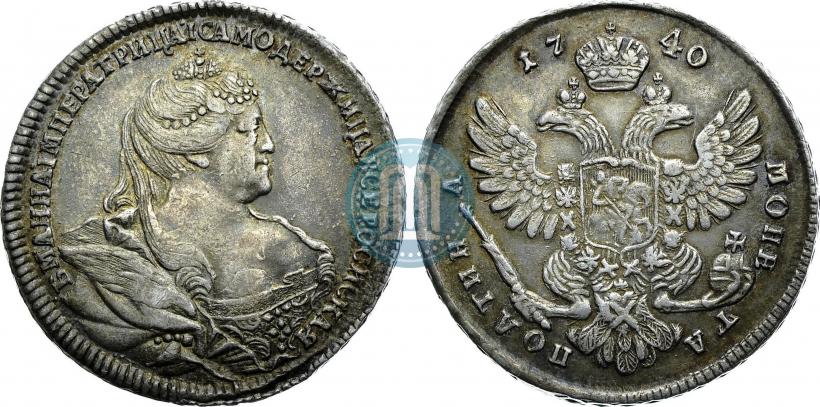 Picture Poltina 1740 year  "Moscow type"