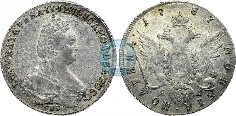 Picture Poltina 1787 year СПБ-ЯА 