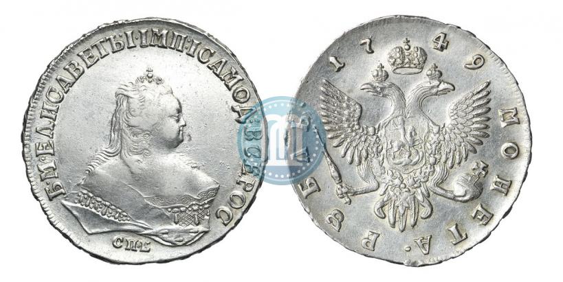 Picture 1 rouble 1749 year СПБ 