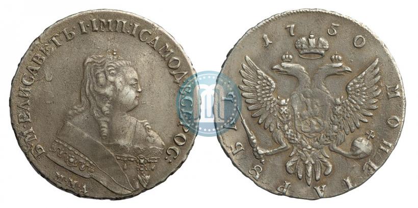 Picture 1 rouble 1750 year ММД 