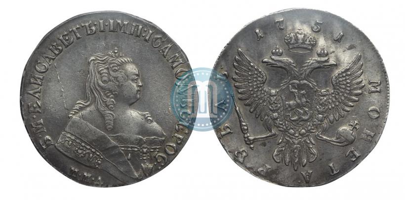 Picture 1 rouble 1751 year ММД 