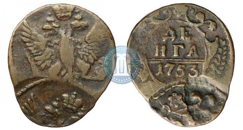 Фото Денга 1753 года  