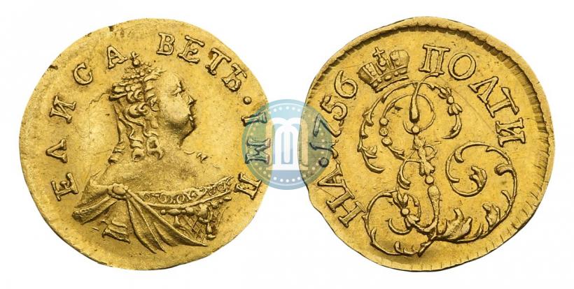 Фото Полтина 1756 года  